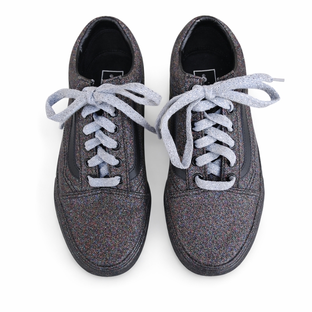 Opening Ceremony x Vans Old Skool Glitter Rainbow Sneakers 7.5 Rare Collab Y2K - Picture 2 of 16